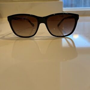 Tory Burch Black Sunglasses with Brown Lenses